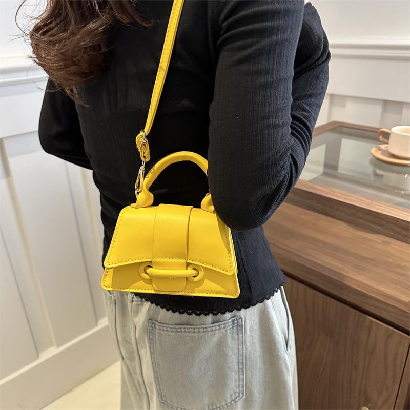 FALETO Mini Purses for Women Cute Top Handle Crossbody Bag Stylish Tiny Clutch Handbag with Strap - Image 4